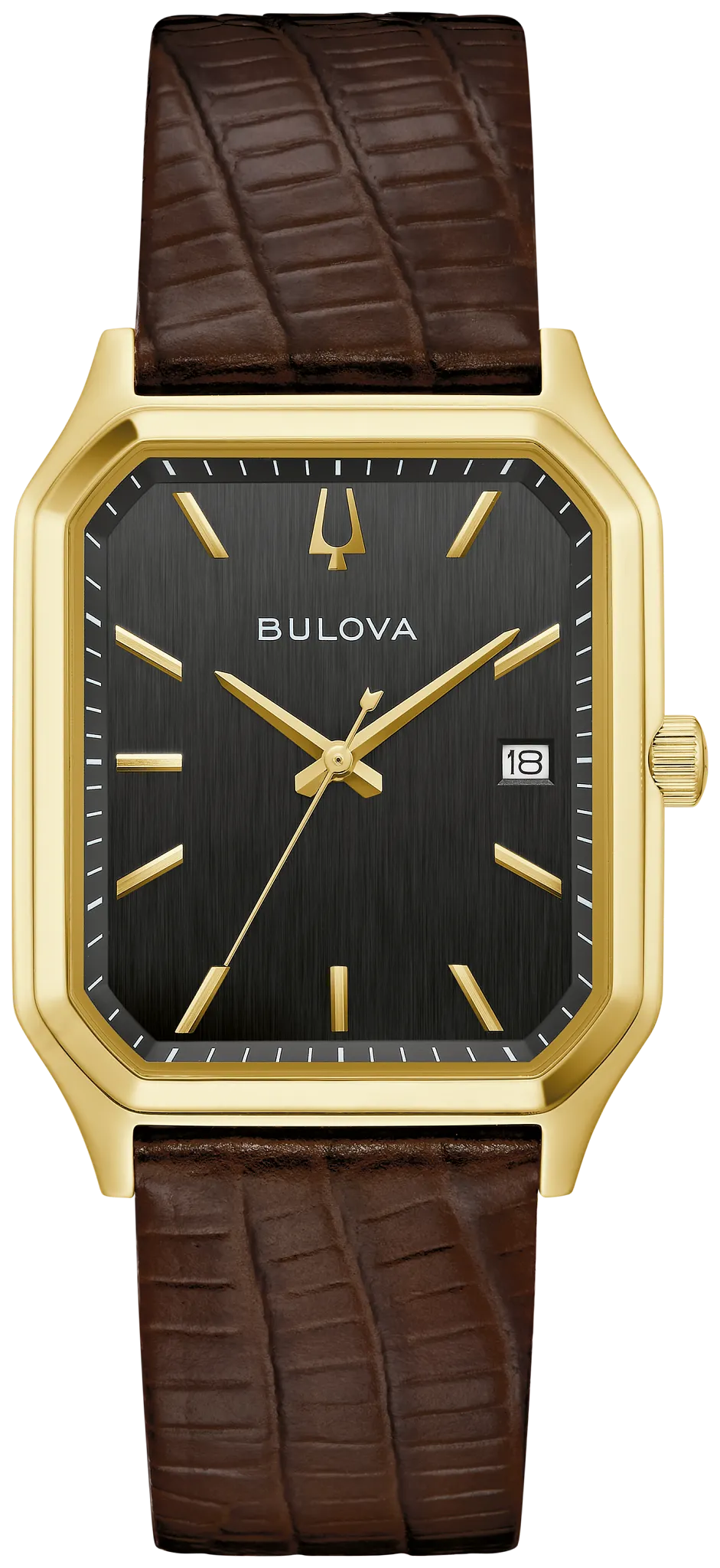 Black Dial Leather Strap We Are All Here 97B235 | Bulova